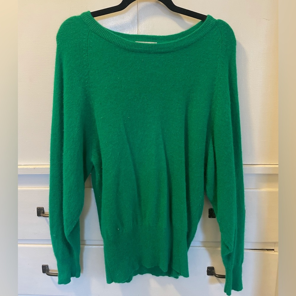 Vintage Neil Martin Green Long-Sleeve Wool Sweater